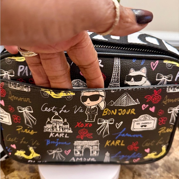 Karl Lagerfeld Paris Maybelle Camera Crossbody Bag - Picture 6 of 14